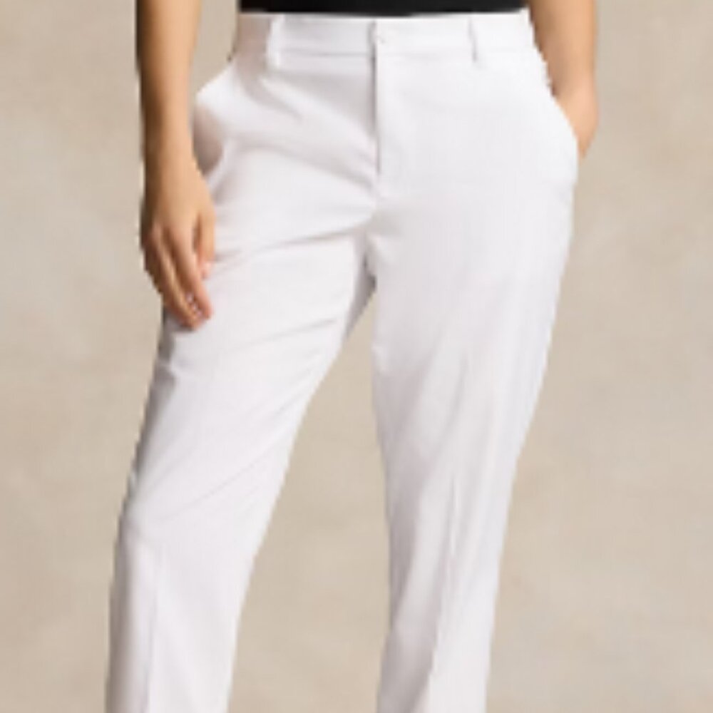 Polo by Ralph Lauren White Straight-Leg Pants